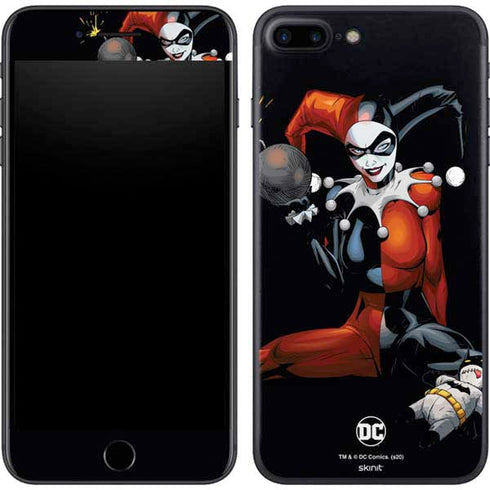 DC Comics Harley Quinn Playfull Pose iPhone 8 Plus Skin